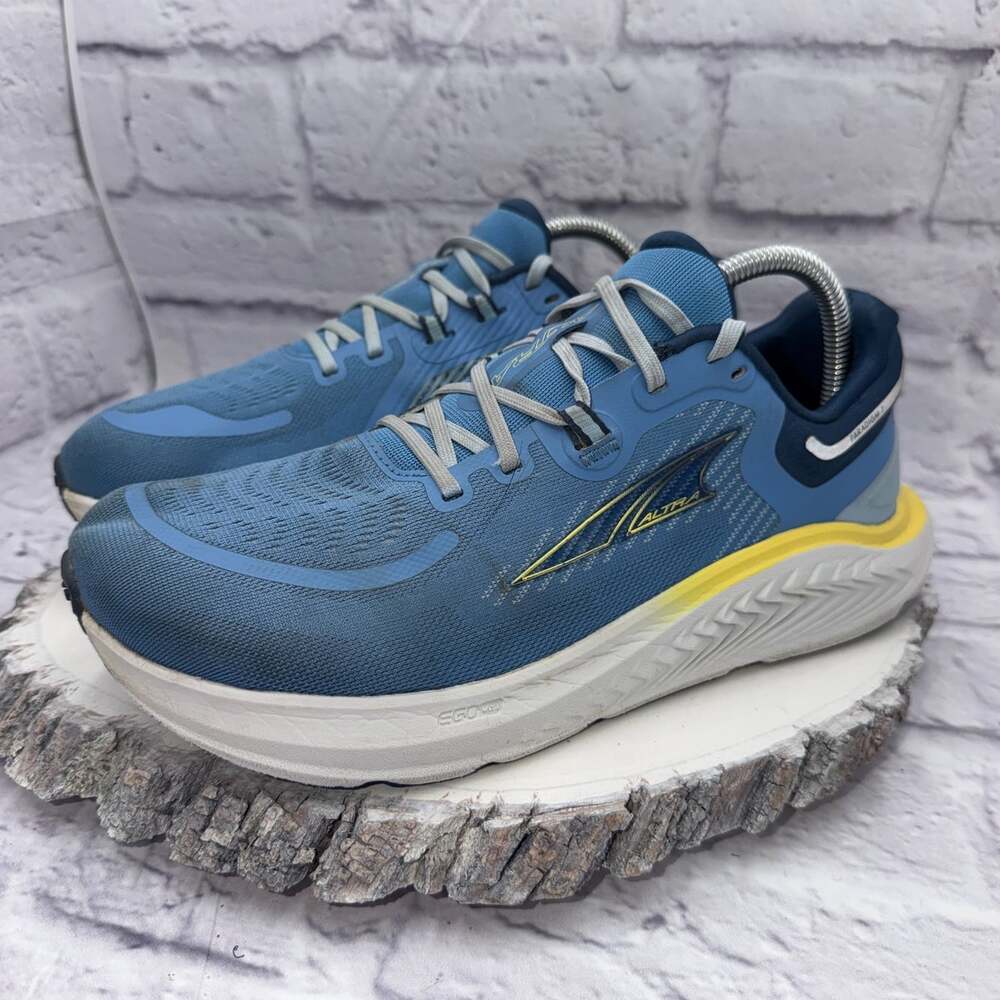 Altra Paradigm 7 Road Running Womens Shoes Blue Yellow AL0A82OG440 Size 9.5